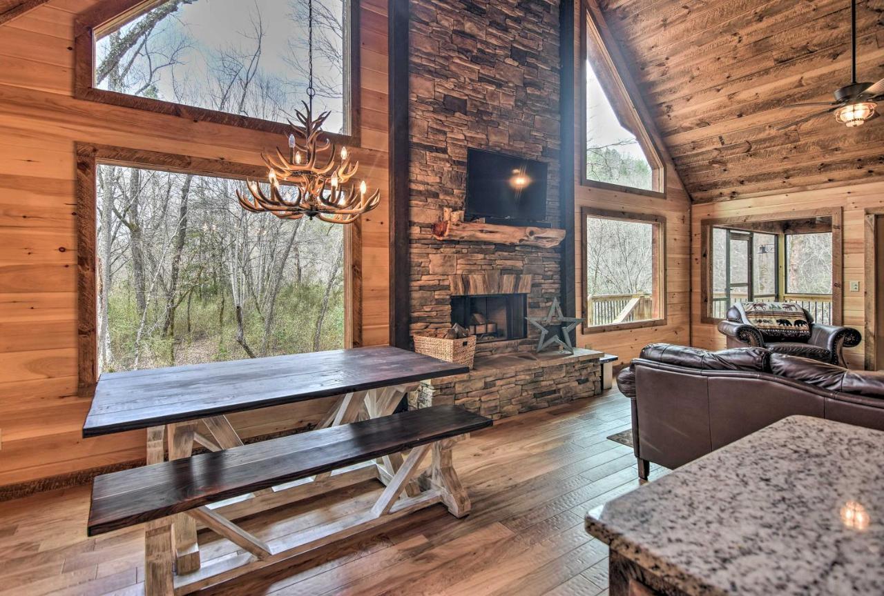 Modern Murphy Cabin With Nottely River Views! Ngoại thất bức ảnh