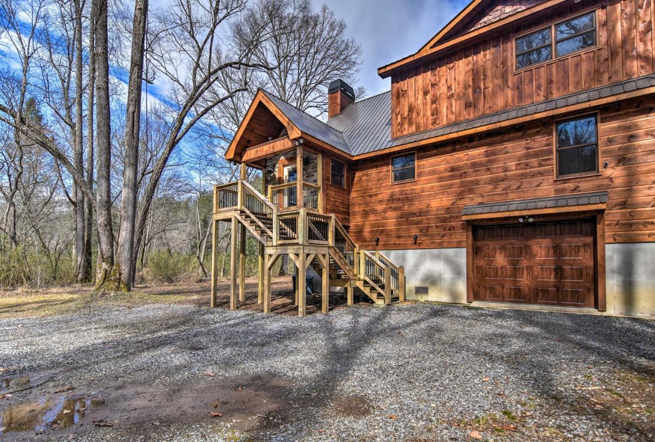 Modern Murphy Cabin With Nottely River Views! Ngoại thất bức ảnh
